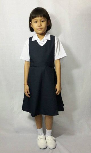 小学吊裙(后面拉链) Primary School Pinafore (Back Zip)